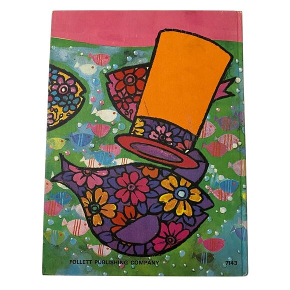 Edward Lear Hardcover Book Lot of 2 Psychedelic Artwork Dale Maxey Vtg 60s 70s - Picture 2 of 12